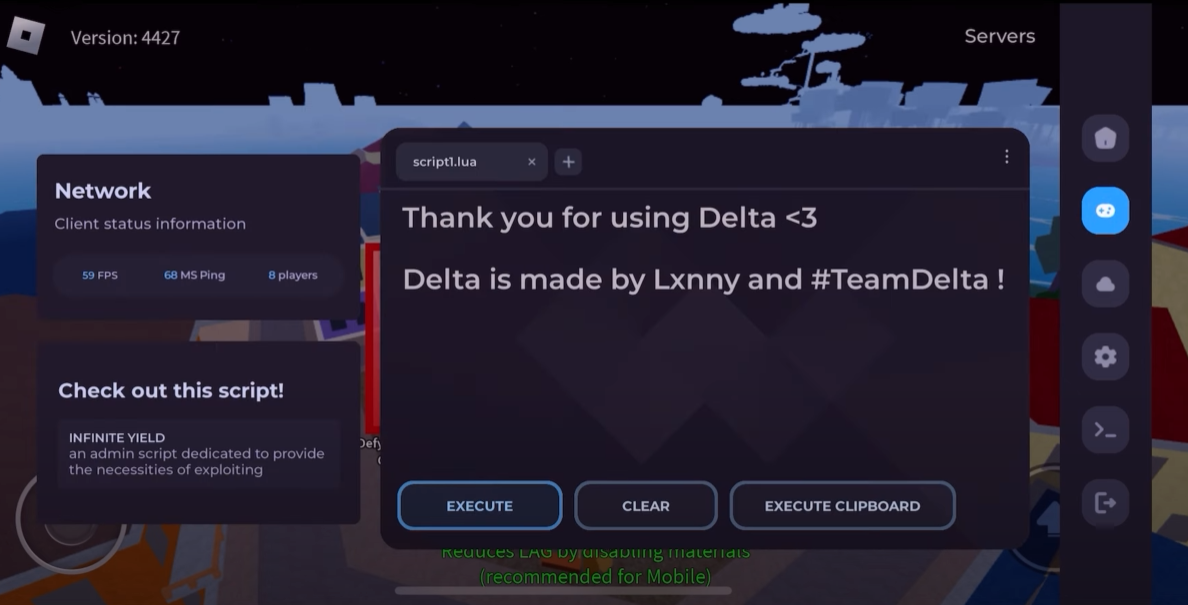 Delta Executor Mobile - Android and iOS